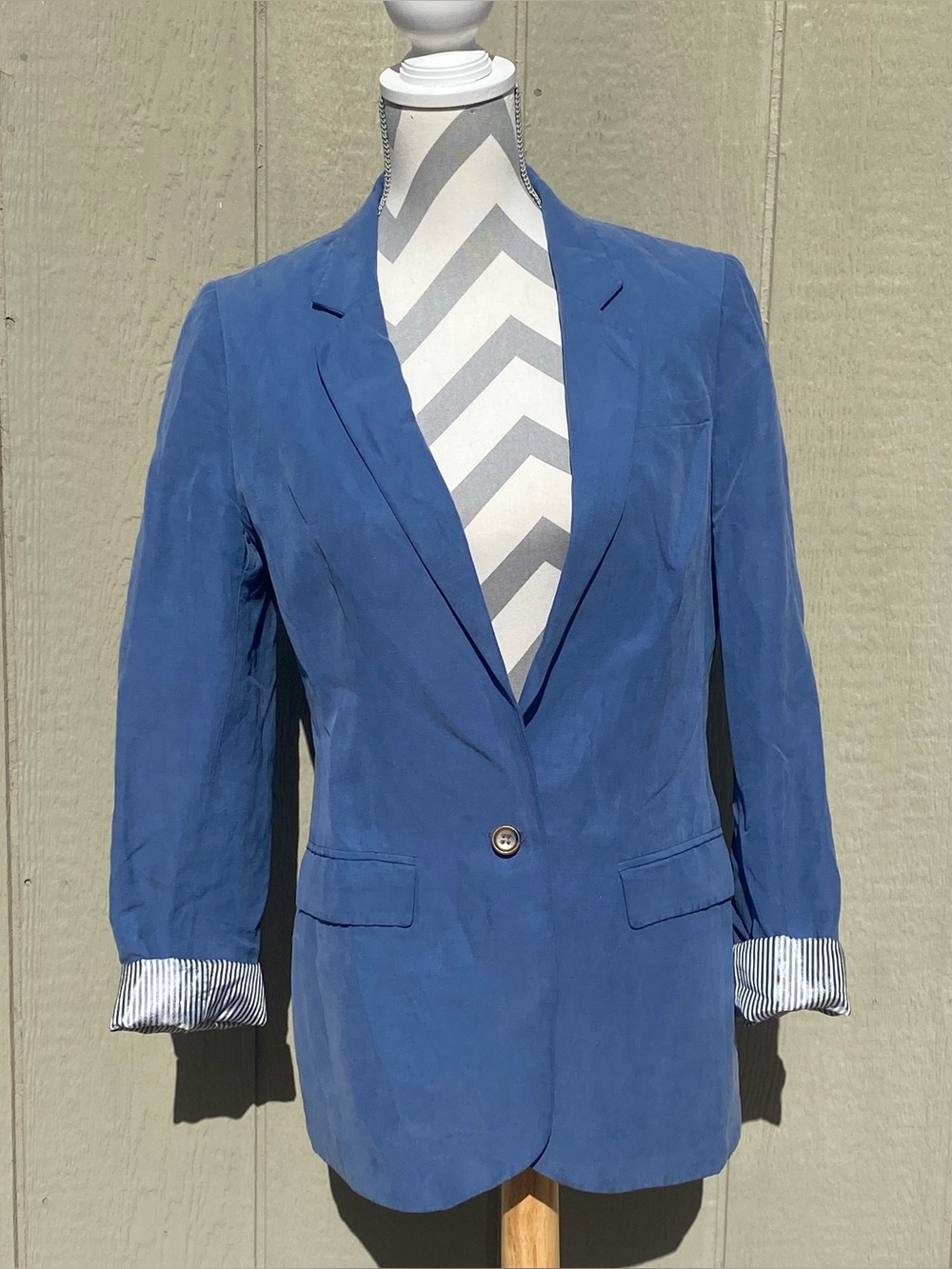 Banana Republic 8 Blue Blazer